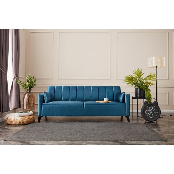 Ova 3-seters sovesofa - Turkis Ova 3-seters sovesofa - Turkis