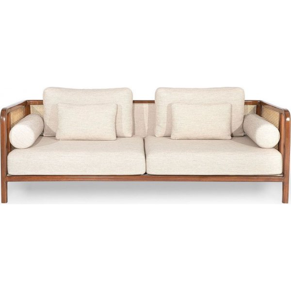 Peanut 3-seters sofa - Krem
