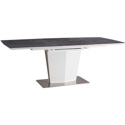 Spisebord Elyse 160-210 cm - Hvit/gr