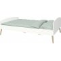 Softline seng 140 x 200 cm - Hvit