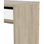 Function Plus skrivebord 135,2 x 100,2 x 153 cm - Hvit/eik