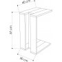 Muju sidebord - Hvit