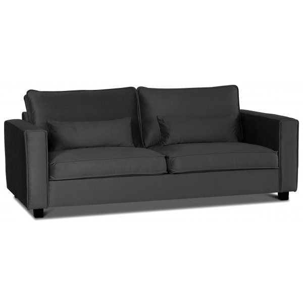 Adore Loungesofa 3-seter sofa - Sølvgrå (fløyel) Adore Loungesofa 3-seter sofa - Sølvgrå (fløyel)