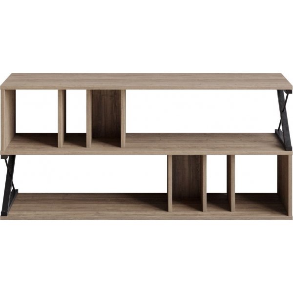 Termas mediebenk - Valnøtt/svart Termas mediebenk - Valnøtt/svart