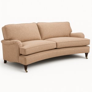 Howard Luxor buet 4-seters sofa - Valgfri farge + Tekstilrens for møbler Howard Luxor buet 4-seters sofa - Valgfri farge + Tekstilrens for møbler