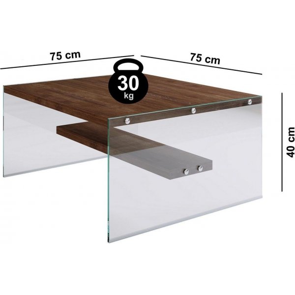 Saba salongbord - Valnøtt Saba salongbord - Valnøtt