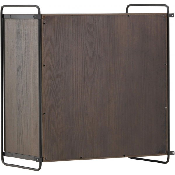 Paris veggskap 68 x 60 cm - Sort/Mocca Paris veggskap 68 x 60 cm - Sort/Mocca