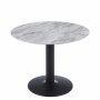 Noah rundt spisebord Ø100 cm - Marmorfoliering Noah rundt spisebord Ø100 cm - Marmorfoliering