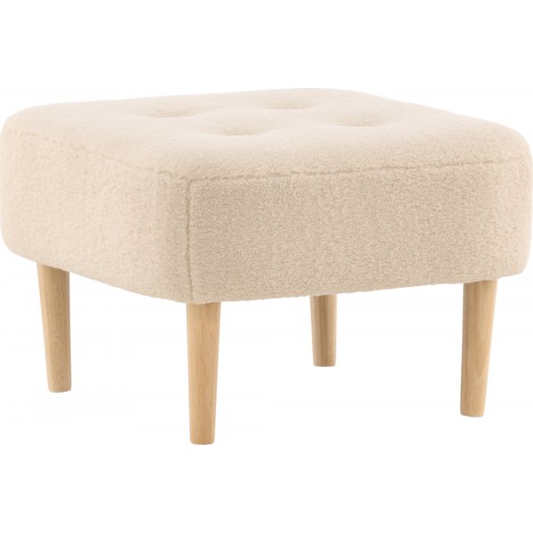 Salina puff - Hvit fleece