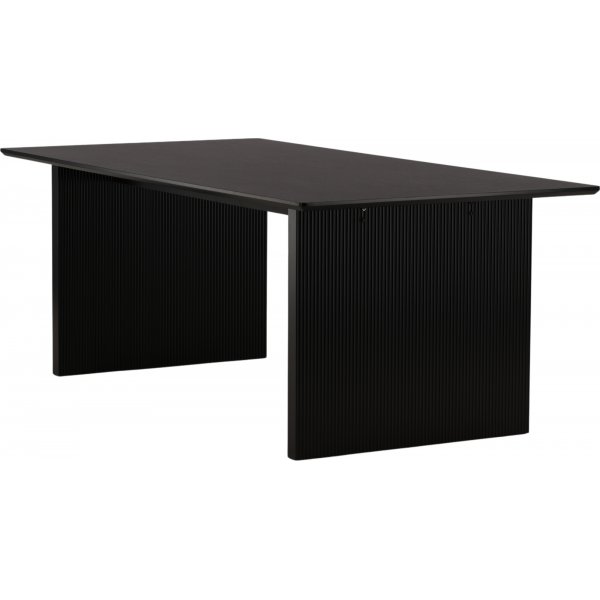 Vail spisebord 200 x 100 cm - Sort Vail spisebord 200 x 100 cm - Sort