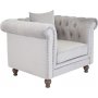Chesterfield lenestol Churchill - Lysegr Flyel