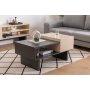 Frank salongbord 100 x 60 cm - Beige/antrasitt