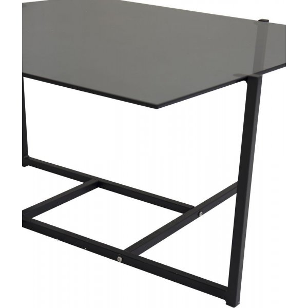 Salongbord Bivo - Svart / Glass