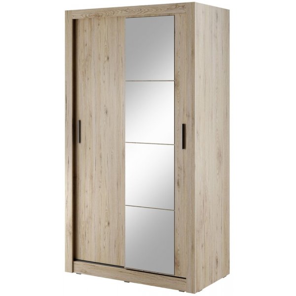 Mervyn garderobe 120 - San remo eik