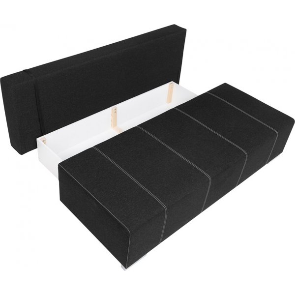 Street 3-seters sovesofa - Sort