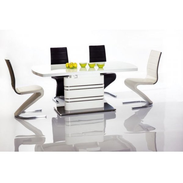 Spisebord Celeste 180-220 cm - Hvit