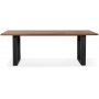 Forest spisebord med U-ben - Brunoljet eik - 220 cm