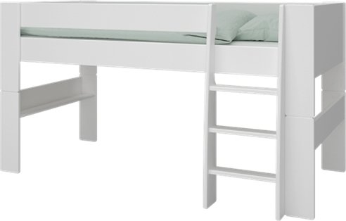 For barn loftseng 90 x 200 cm - Ren hvit For barn loftseng 90 x 200 cm - Ren hvit