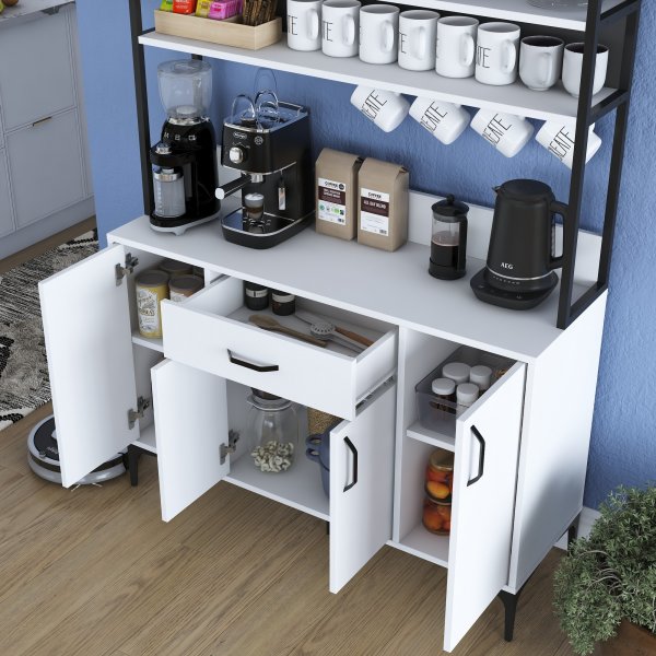 Jericho skap 130 - Hvit Jericho skap 130 - Hvit