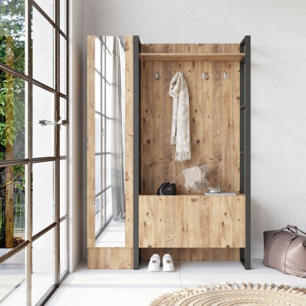 Metal gangmøbel 16 - Furu Metal gangmøbel 16 - Furu