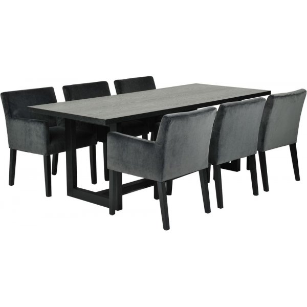 Timpson karmstol - Mrkegr flyel