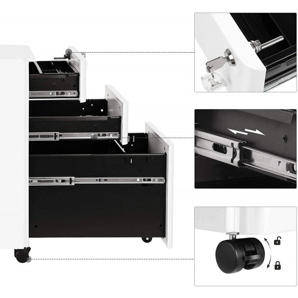 Anakin Arkivskap - Hvit Anakin Arkivskap - Hvit