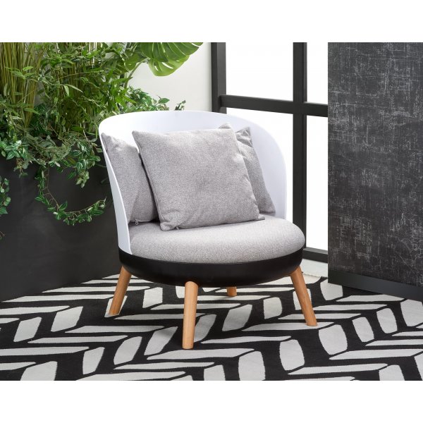 Hane lenestol - Grå Hane lenestol - Grå