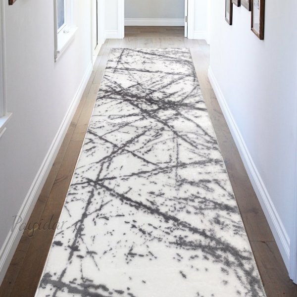 Safari teppe - Grå/hvit Safari teppe - Grå/hvit