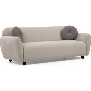 Eddy 3-seters sofa - Krem