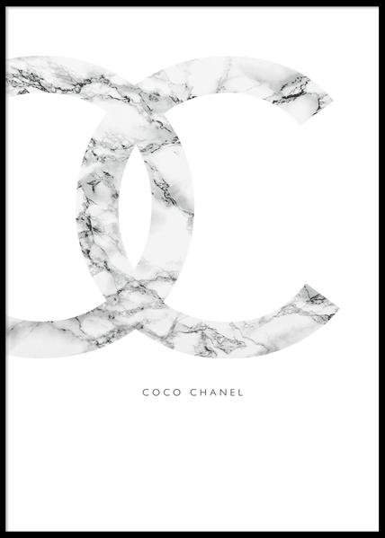 COCO CHANEL - Plakat 50x70 cm
