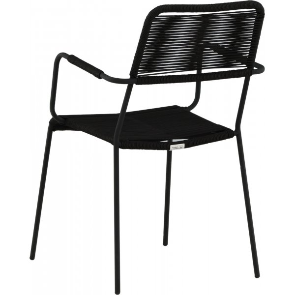 Lindos spisestuestol - Sort