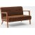 Kemer 2-seters sofa - Brun