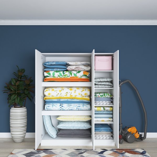 Baden garderobe 5 - Hvit