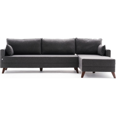 Bella divan sofa hyre - Antrasitt