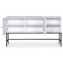 Stilo V.2 sideboard - Hvit / Svart metall