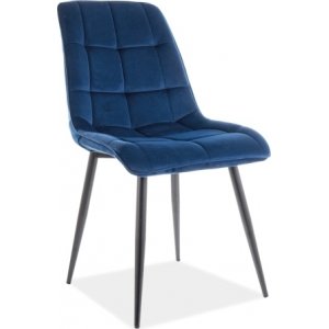 Chic Velvet stol - Bl