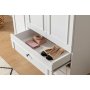 Lia garderobe 105 x 52 x 178 cm - Hvit