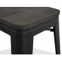 Barkrakk Montreux - Plate / mrk brunt tre