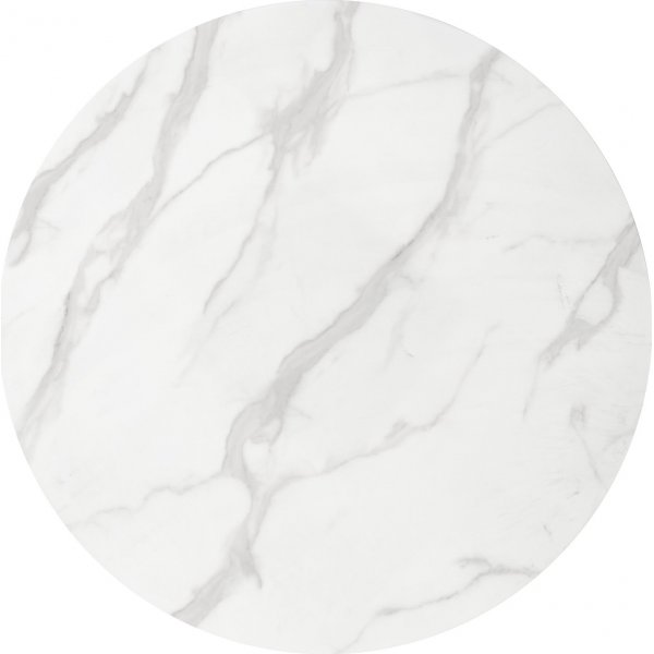 Casemiro spisebord Ø90 cm - Hvit marmor/gull Casemiro spisebord Ø90 cm - Hvit marmor/gull