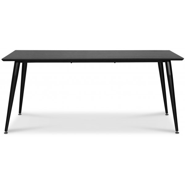 Dipp spisegruppe; spisebord,180x90 cm med 6 svarte Castor pinnestoler + 4.00 x Møbelføtter Dipp spisegruppe; spisebord,180x90 cm med 6 svarte Castor pinnestoler + 4.00 x Møbelføtter