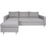 Firenze Divansofa - Lys gr/bk
