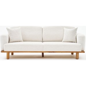 Reims 3-seters sofa - Krem