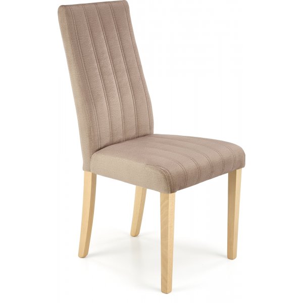 Heather spisestuestol - Beige fløyel/bøk Heather spisestuestol - Beige fløyel/bøk