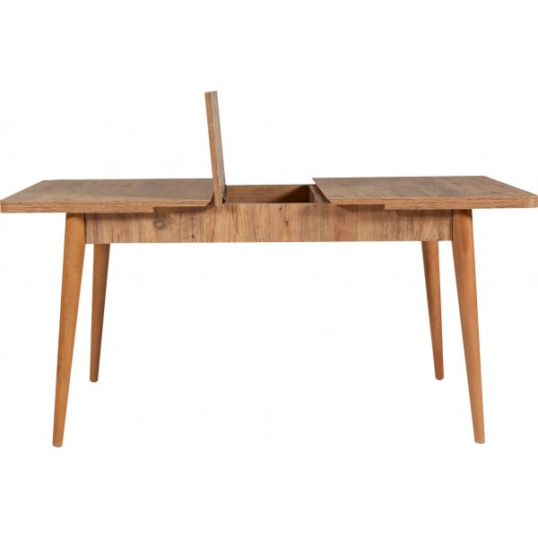 Vina 1053 spisegruppe med sofa - Furu/antrasitt + 6.00 x Stolpute Vina 1053 spisegruppe med sofa - Furu/antrasitt + 6.00 x Stolpute