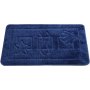 Maritime baderomsmatte - mrk bl