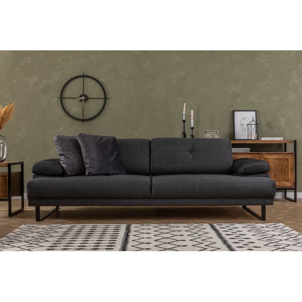 Mustang 3-seters sofa - Antrasitt