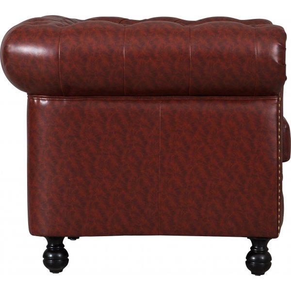 Chesterfield lenestol i brun PU - Charles Chesterfield lenestol i brun PU - Charles