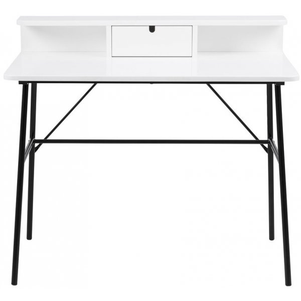 Elgin skrivebord - Hvit/svart Elgin skrivebord - Hvit/svart
