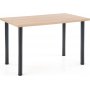 Buno spisebord 120 cm - Sonoma eik/sort