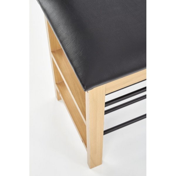 Veronika skohylle - Eik/sort